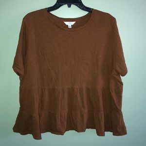 Brown shirt